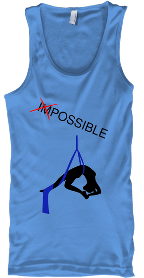 Impossible Carolina Blue Camiseta Front