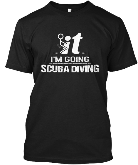 Scuba Diving    Limited Edition Black áo T-Shirt Front
