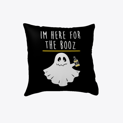 Halloween Booz Pillow Black T-Shirt Front