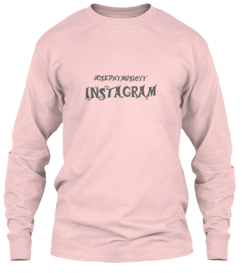 Instagram Light Pink T-Shirt Front