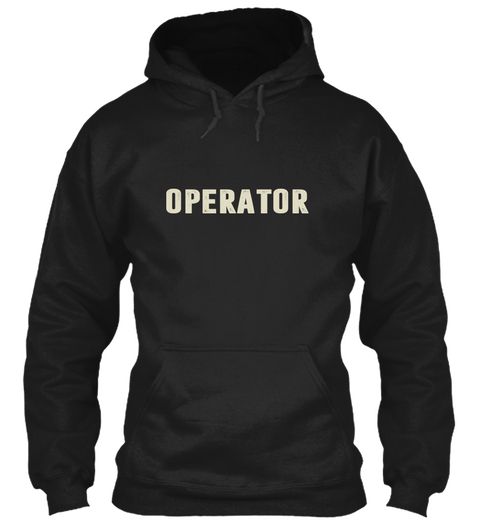 Operator  Limited Edition Black áo T-Shirt Front