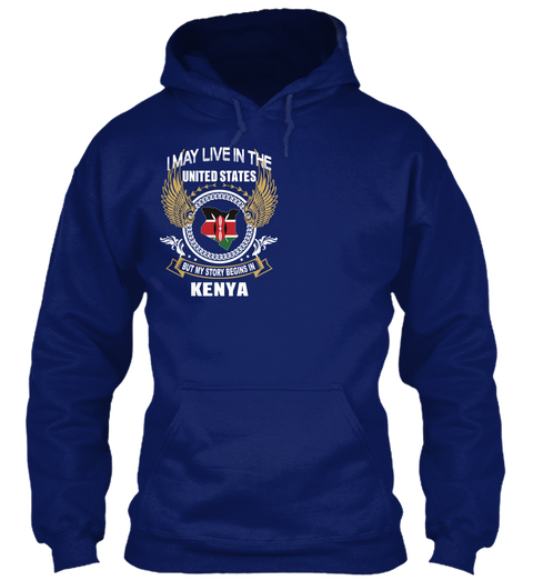 Limited   Kenya Shirt Oxford Navy Kaos Front
