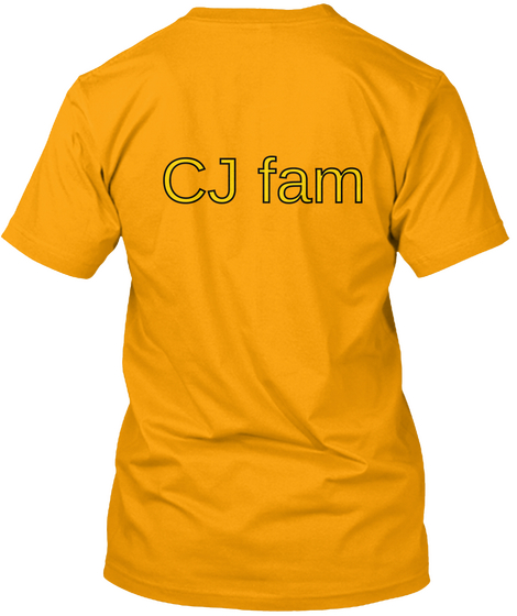 Cj Fam Gold Camiseta Back