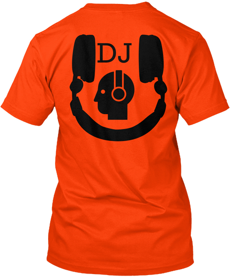 Dj Orange áo T-Shirt Back