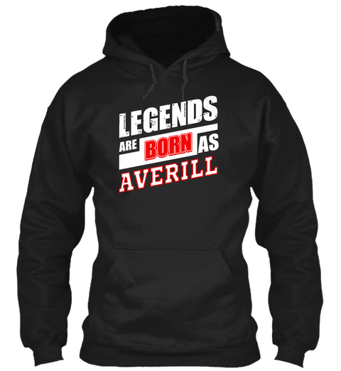 Averill Family Name Shirt Black Maglietta Front
