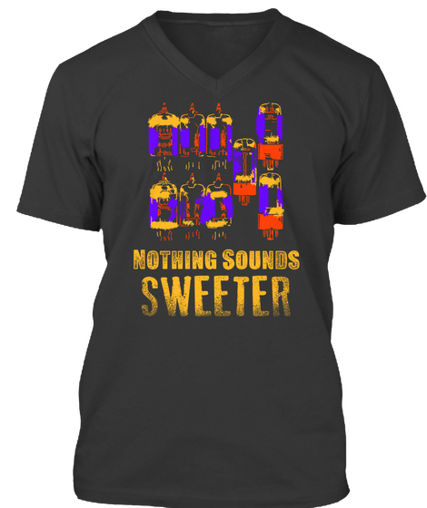 Nothing Sound Sweeter Black áo T-Shirt Front