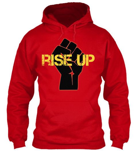Rise Up Red Kaos Front