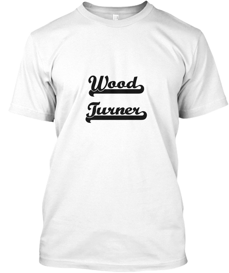 Wood Turner White Camiseta Front