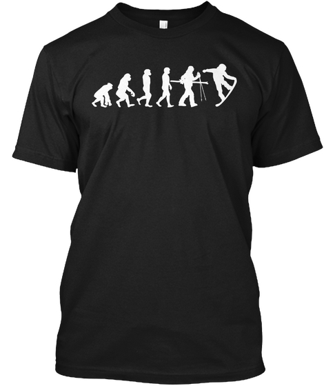Evolution Apparel  Black T-Shirt Front