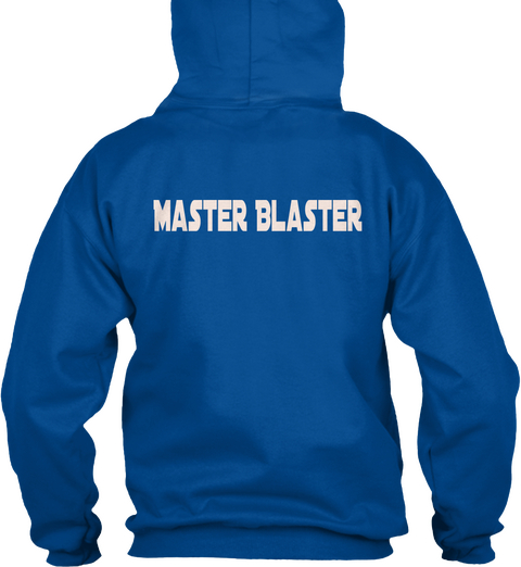 Master Blaster Royal T-Shirt Back