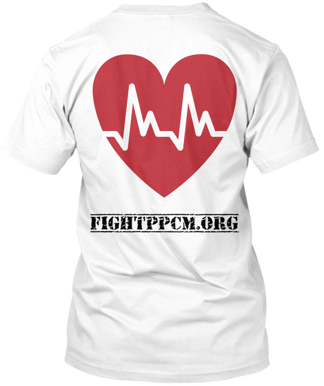 Fightppcm Org White Camiseta Back