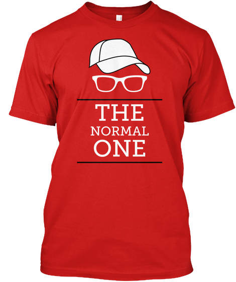 The Normal One  Red áo T-Shirt Front