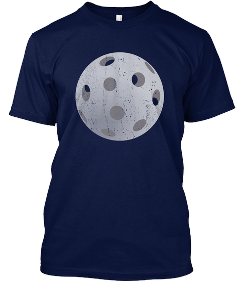 The Holy Pickleball  Navy T-Shirt Front