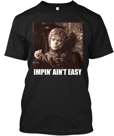 Impin Black T-Shirt Front