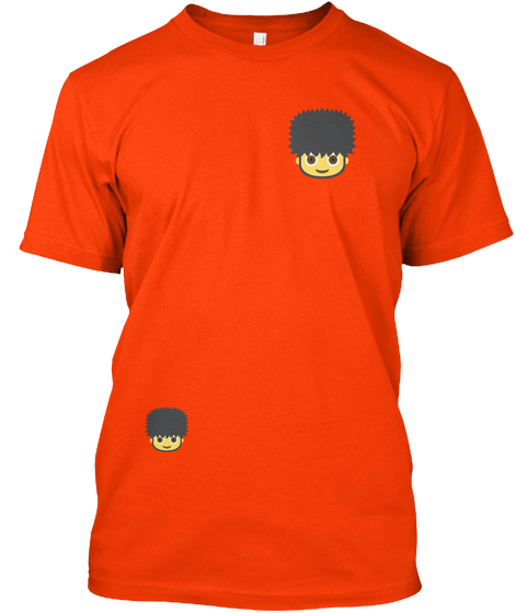 Just To Keep Simple Orange T-Shirt Front