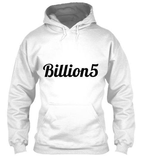 Billion5 White T-Shirt Front