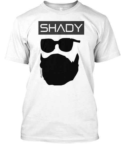 Shady Yo Norman Designs White T-Shirt Front