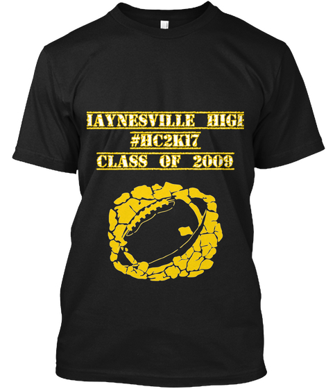 Haynesville High
#Hc2 K17
Class Of 2009 Black Camiseta Front