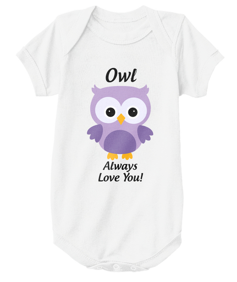 Owl Always Love You! White áo T-Shirt Front