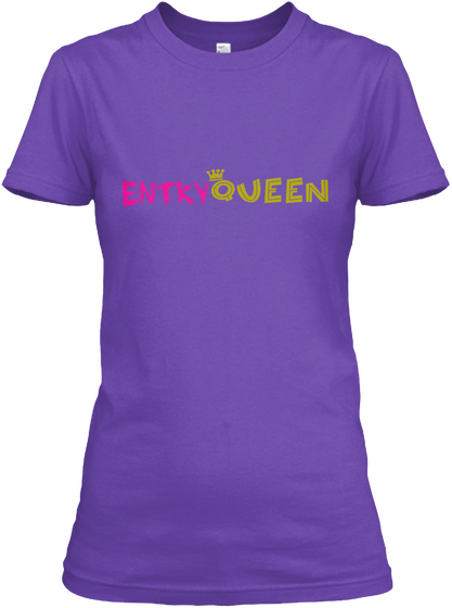 Entry Queen Tee Purple Rush T-Shirt Front