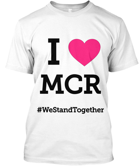 I Mcr #We Stand Together White Camiseta Front