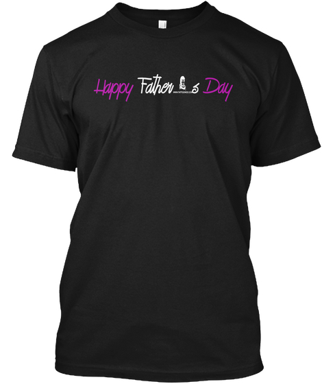 Father's Day.... Black Camiseta Front