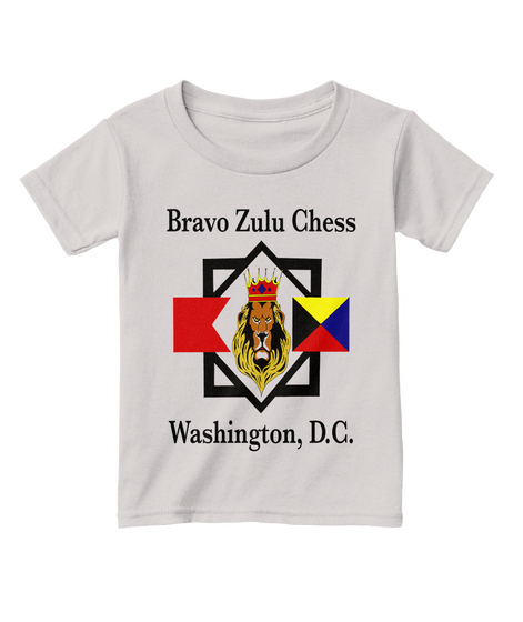 Bravo Zulu Chess Washington D C Sport Grey  Kaos Front