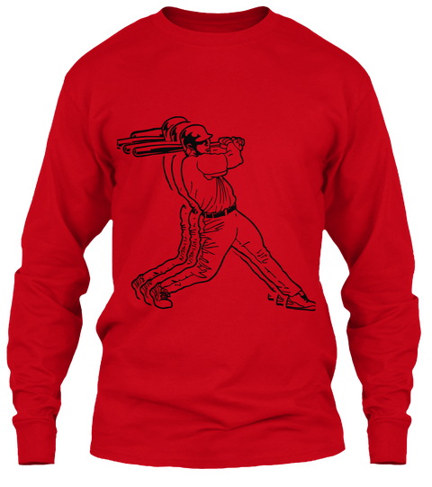 Sports Red T-Shirt Front