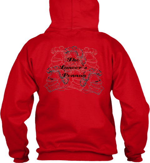 The Lancer's Pennon Red Camiseta Back