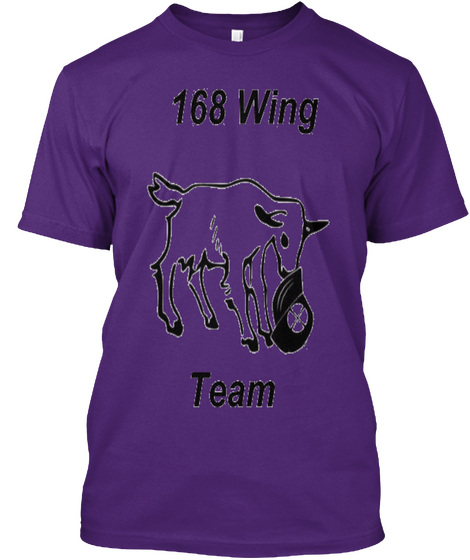 168 Wing Team Purple T-Shirt Front