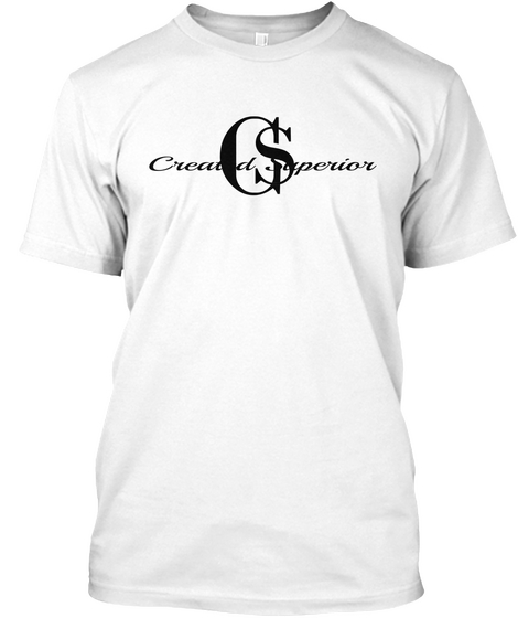 Created Superior White T-Shirt Front