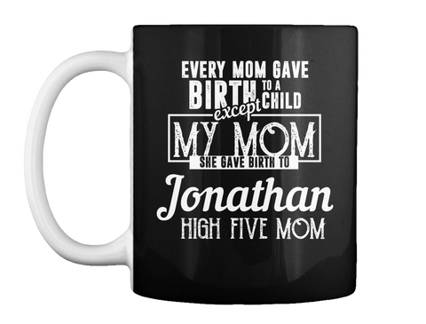 Mug   High Five Jonathan Black T-Shirt Front