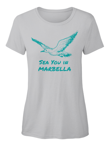 Sea You In 
Marbella Sport Grey T-Shirt Front