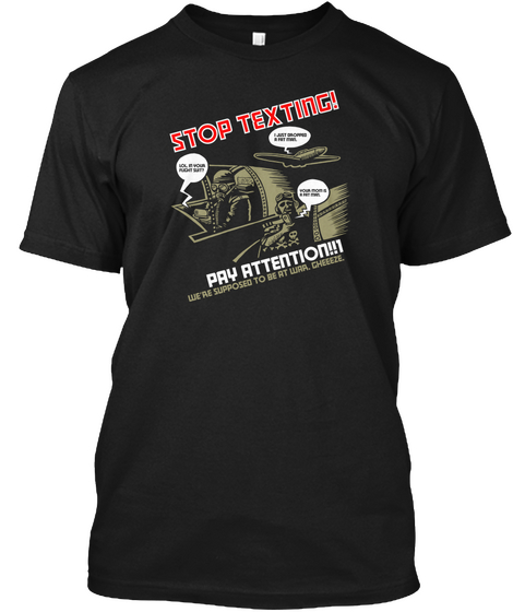 Modern Warfare Black T-Shirt Front