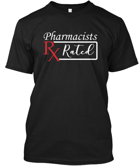 Rx Rated Black T-Shirt Front