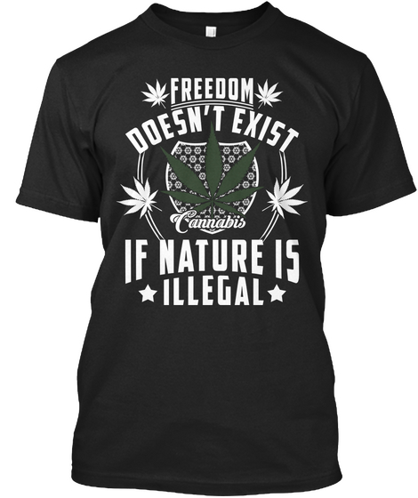 Cannabis Lover Limited Edition Black T-Shirt Front