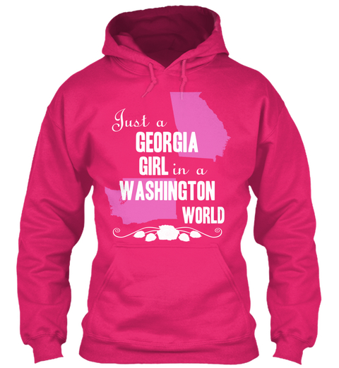 Just A Georgia Girl In A Washington World Heliconia T-Shirt Front