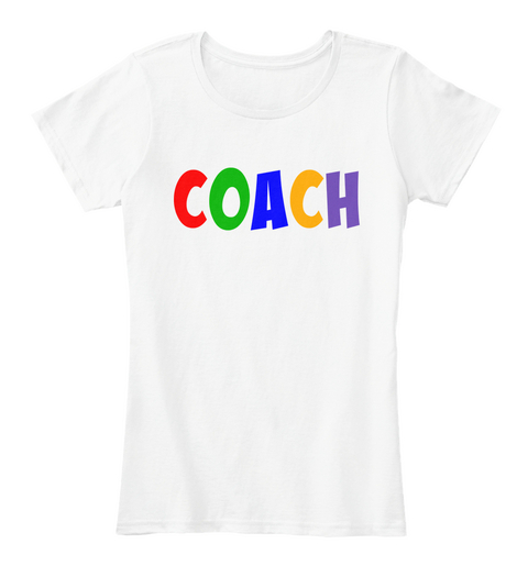 Coach White T-Shirt Front