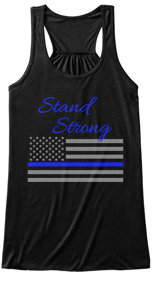 Stand Strong Black T-Shirt Front