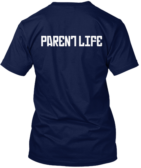 Parentlife Navy T-Shirt Back