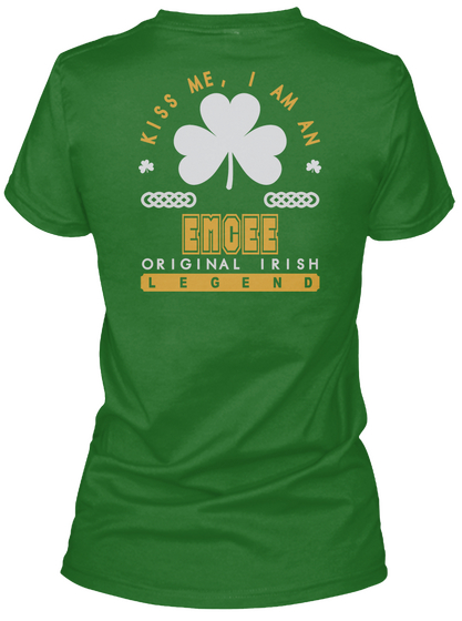Emcee Original Irish Job Tees Irish Green Camiseta Back