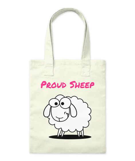 Proud Sheep Natural T-Shirt Front