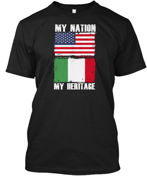 My Nation My Heritage Black Kaos Front