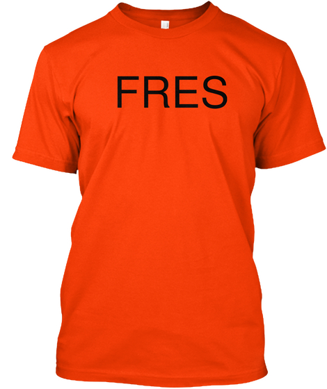 Fres Orange Kaos Front