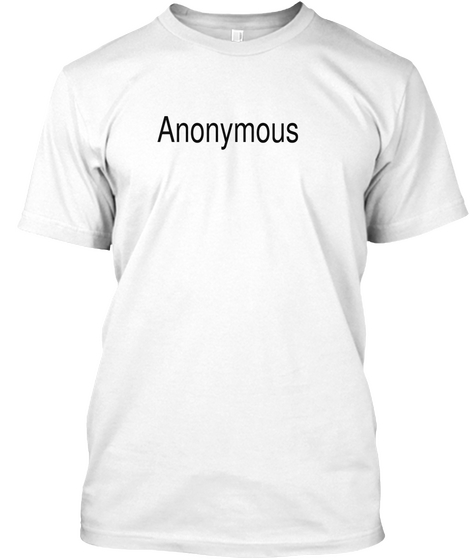 Anonymous White Kaos Front