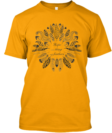 Angelic Trends Gold áo T-Shirt Front