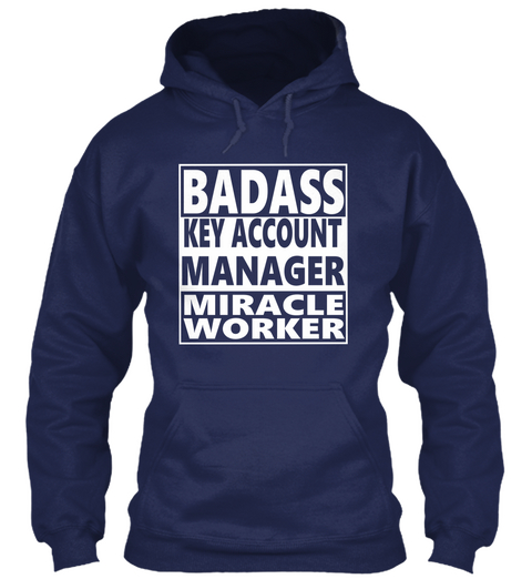 Key Account Manager Navy Camiseta Front