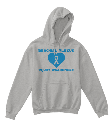 Brachial Plexus Injury Awareness Sport Grey áo T-Shirt Front