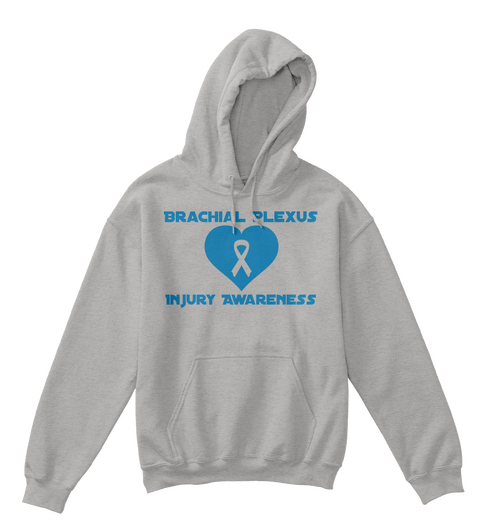 Brachial Plexus Injury Awareness Sport Grey Maglietta Front