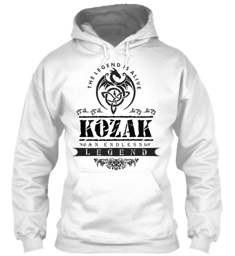The Legend Is Alive Kozak An Endless Legend White T-Shirt Front